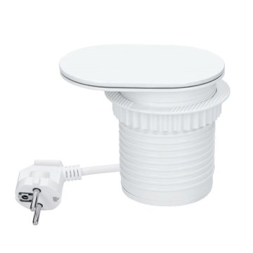 Ugradna utičnica 20W, 1x utičnica + USB A+C, bela