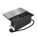 Ugradna utičnica 20W, 2x utičnica + USB-A + USB-C