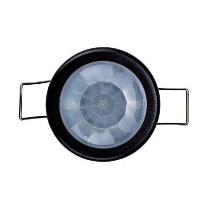 Ugradni PIR senzor pokreta za spušteni plafon 360°, 400W/230V, crne boje