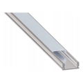 Ugradni profil za LED trake 1 m, srebrna/bela