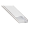 Ugradni profil za LED trake 1 m srebrna/bela