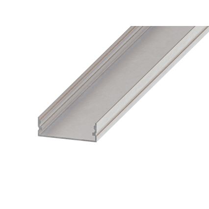 Ugradni profil za LED trake 1 m srebrna/bela