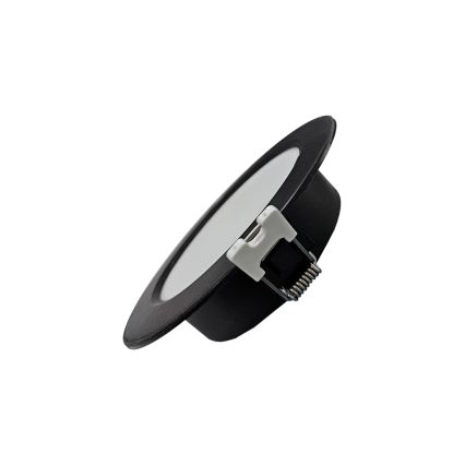 Ugradno LED svetlo CIRCLE, 3 W, 230 V, 4000 K, prečnik 9 cm, crno