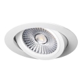 Ugradno LED svetlo LED/6W/230V 3000K, prečnik 8,5 cm, belo