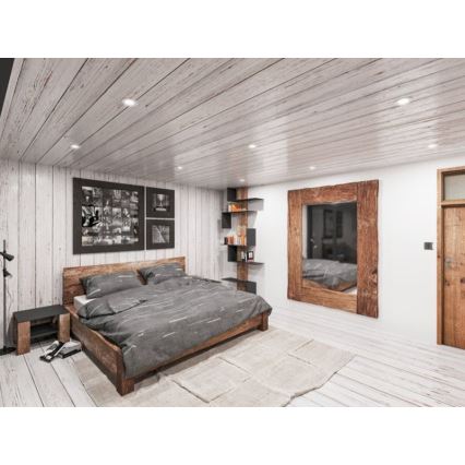 Ugradno LED svetlo LED/6W/230V 3000K, prečnik 8,5 cm, belo
