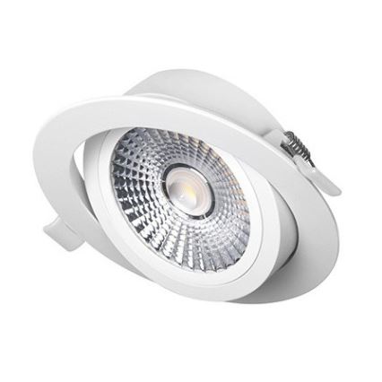 Ugradno LED svetlo LED/6W/230V 3000K, prečnik 8,5 cm, belo