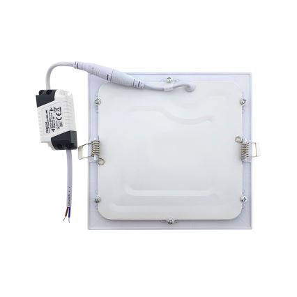 LED ugradna svetiljka QTEC LED/9W/230V 6500K 14,6x14,6 cm