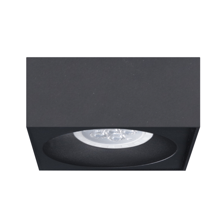 Ugradno spot svetlo BALI 1xGU5,3/MR16/25W/12V, kvadratno, crno