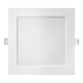 Ugradno stropno LED svetlo SQUARE LED/12W/230V 4000K 17x17 cm belo
