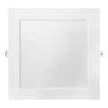 Ugradno stropno LED svetlo SQUARE LED/18W/230V 4000K 22x22 cm belo
