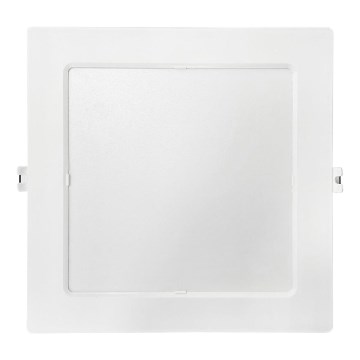 Ugradno stropno LED svetlo SQUARE LED/18W/230V 4000K 22x22 cm belo