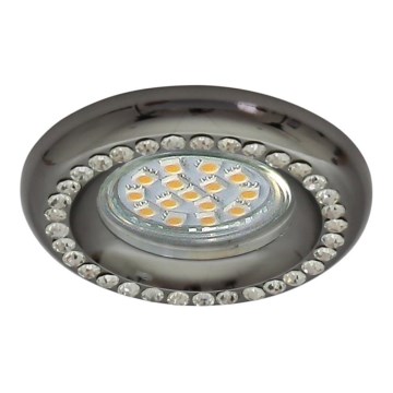 Ugradno svetlo SOC 1xGU10/50W/230V crno
