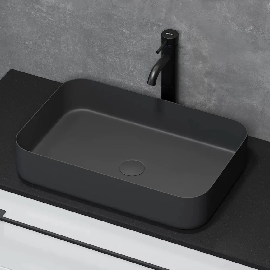 Umivaonik za radnu ploču LJORDAL 52x34 cm čelik/crna