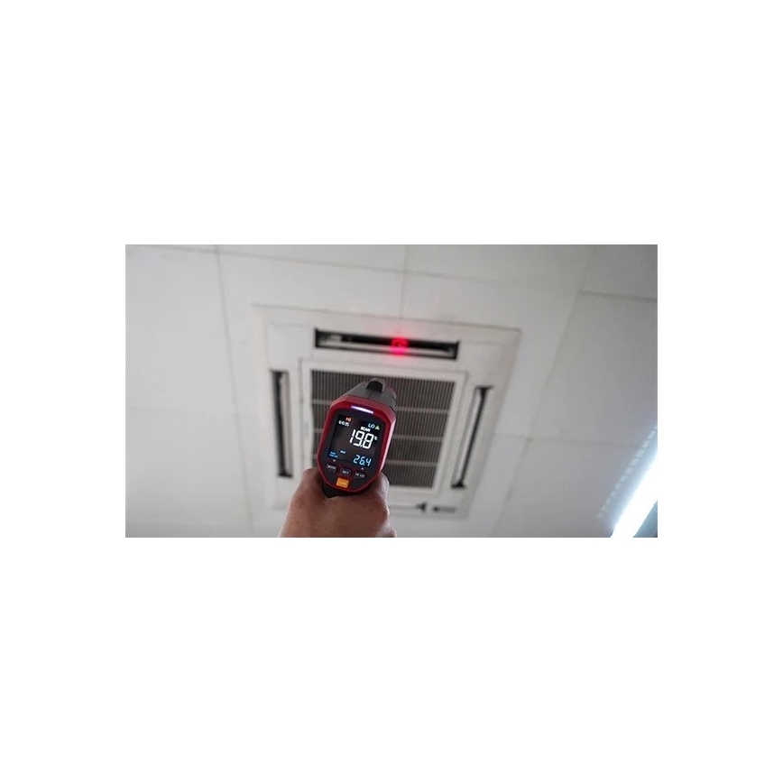 Uni-T UT303D+ - Infracrveni bezkontaktni termometar, napajanje 1x9V 6LR61, do 1300°C