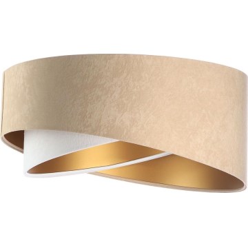Univerzalna prigušiva GALAXY E27 pr. 45 cm bež/bela/zlatna