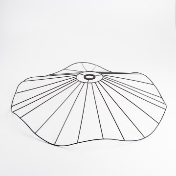 Univerzalni abažur CURITIBA, prečnik 80 cm, crne boje