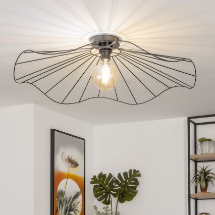 Univerzalni abažur CURITIBA, prečnik 80 cm, crne boje