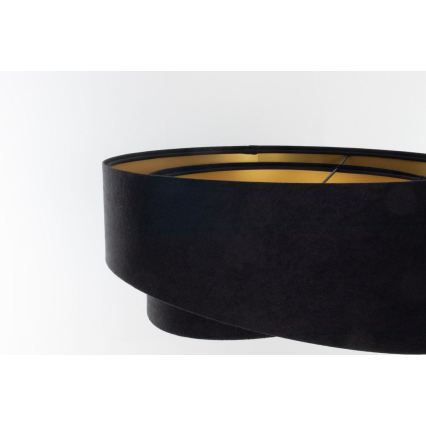 Univerzalni abažur GALAXY E27, prečnika 45 cm, crna/zlatna