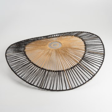 Univerzalni abažur KERIA, prečnik 100 cm, braon/crna