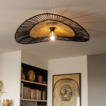Univerzalni abažur KERIA, prečnik 100 cm, braon/crna