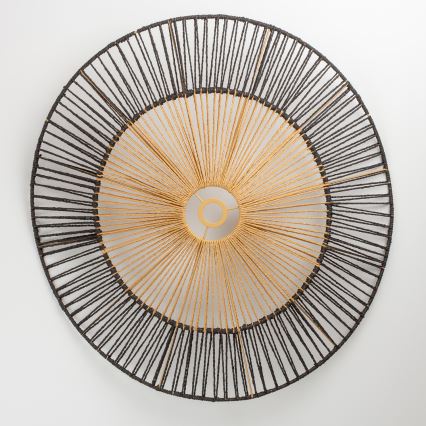 Univerzalni abažur KERIA, prečnik 80 cm, braon/crna