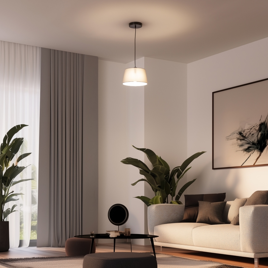 Univerzalni abažur KERIA, prečnika 25 cm, sive boje