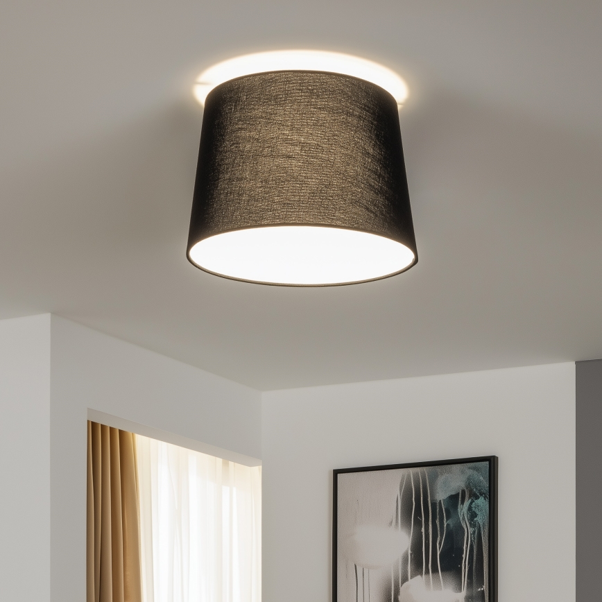 Univerzalni abažur KERIA prečnika 30 cm, crni