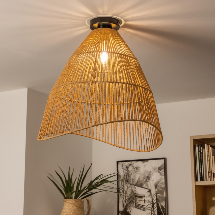 Univerzalni abažur KERIA, prečnika 50 cm, braon