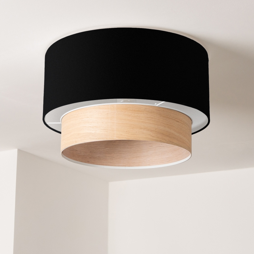 Univerzalni abažur KERIA prečnika 50 cm crna/bež