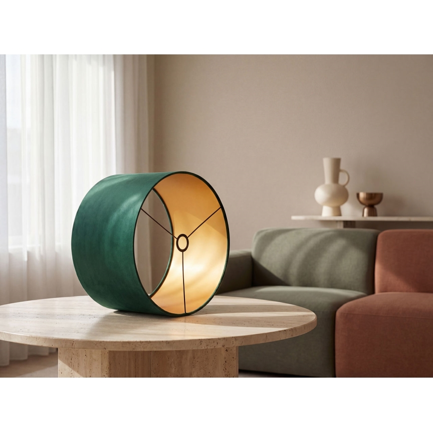 Univerzalni abažur STANDART E27 prečnik 45 cm zeleni/zlatni
