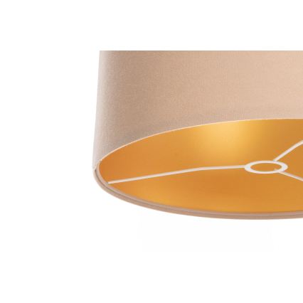 Univerzalni abažur STANDART za grlo E27, prečnika 45 cm, bež/zlatan