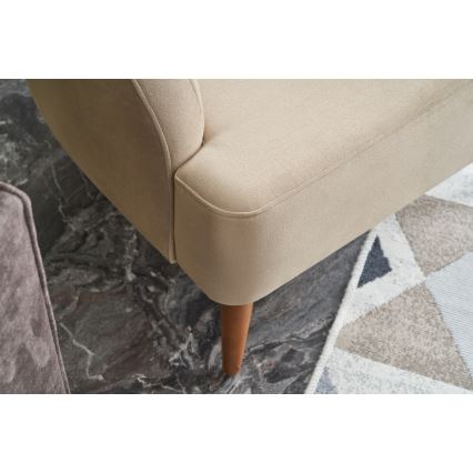 Ušata fotelja NEKO krem