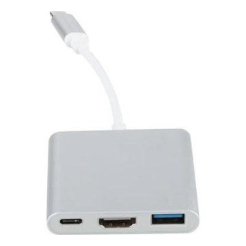 USB-C hub 3u1 sa Power Delivery (PD) 100 W i HDMI 4K