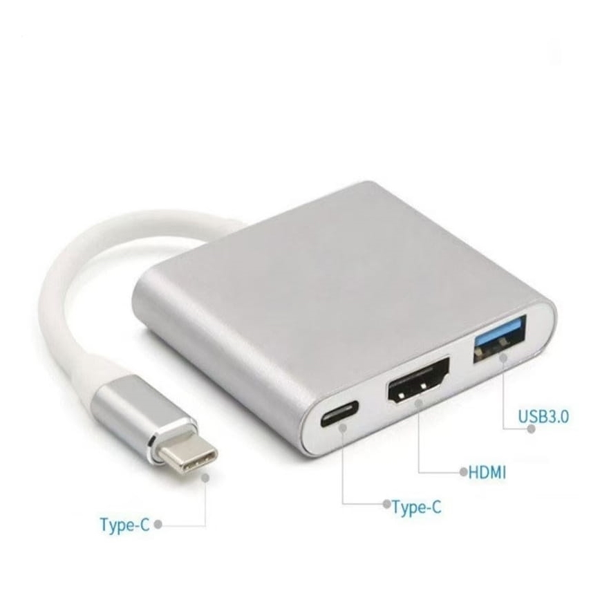 USB-C hub 3u1 sa Power Delivery (PD) 100 W i HDMI 4K