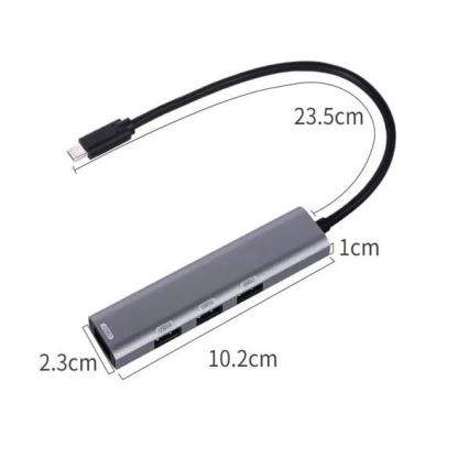 USB-C hub 4 u 1 sa Power Delivery 100W