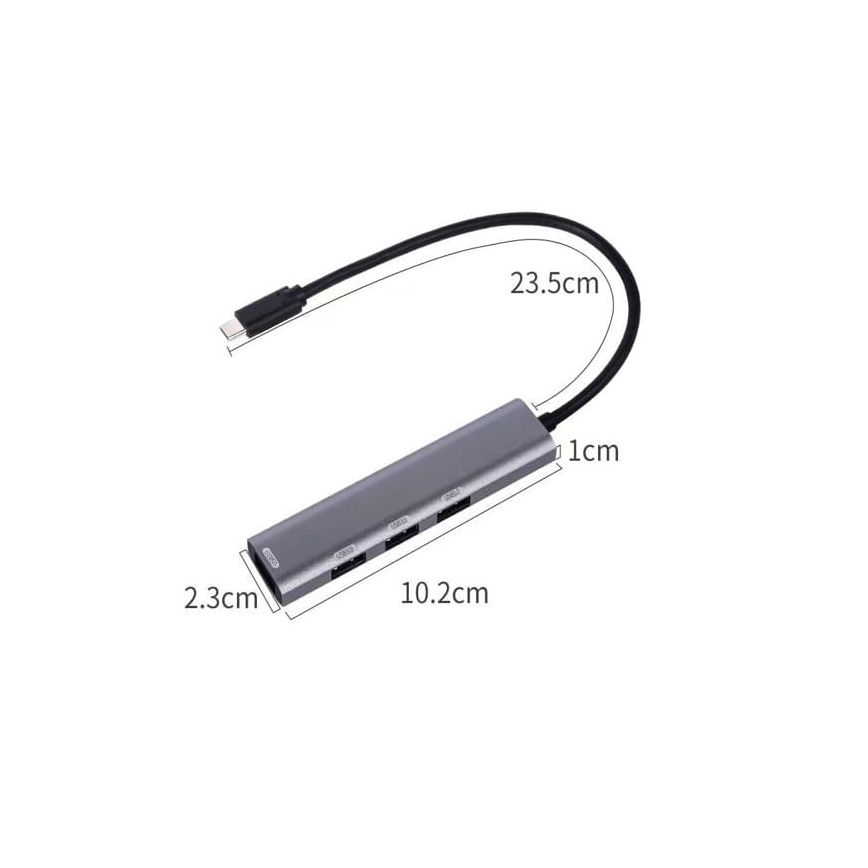USB-C hub 4 u 1 sa Power Delivery 100W