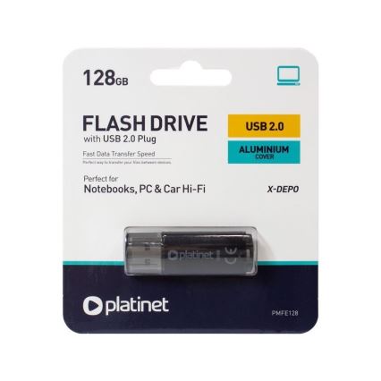 USB flash disk 128 GB, crne boje