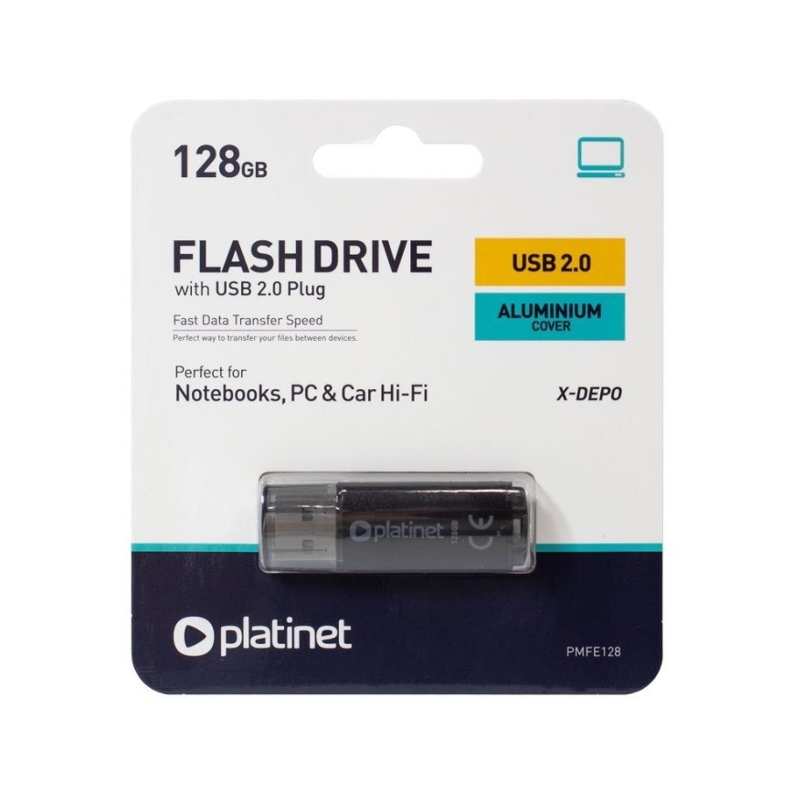 USB flash disk 128 GB, crne boje