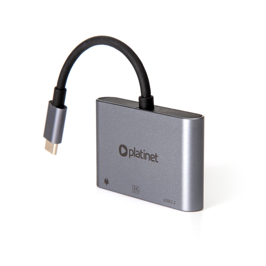 USB hub 3 u 1, 100W, HDMI 4K