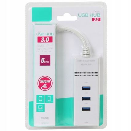 USB HUB 4x USB 3.0 portova 50 cm