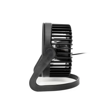 USB stoni ventilator, prečnik 15 cm, crne boje