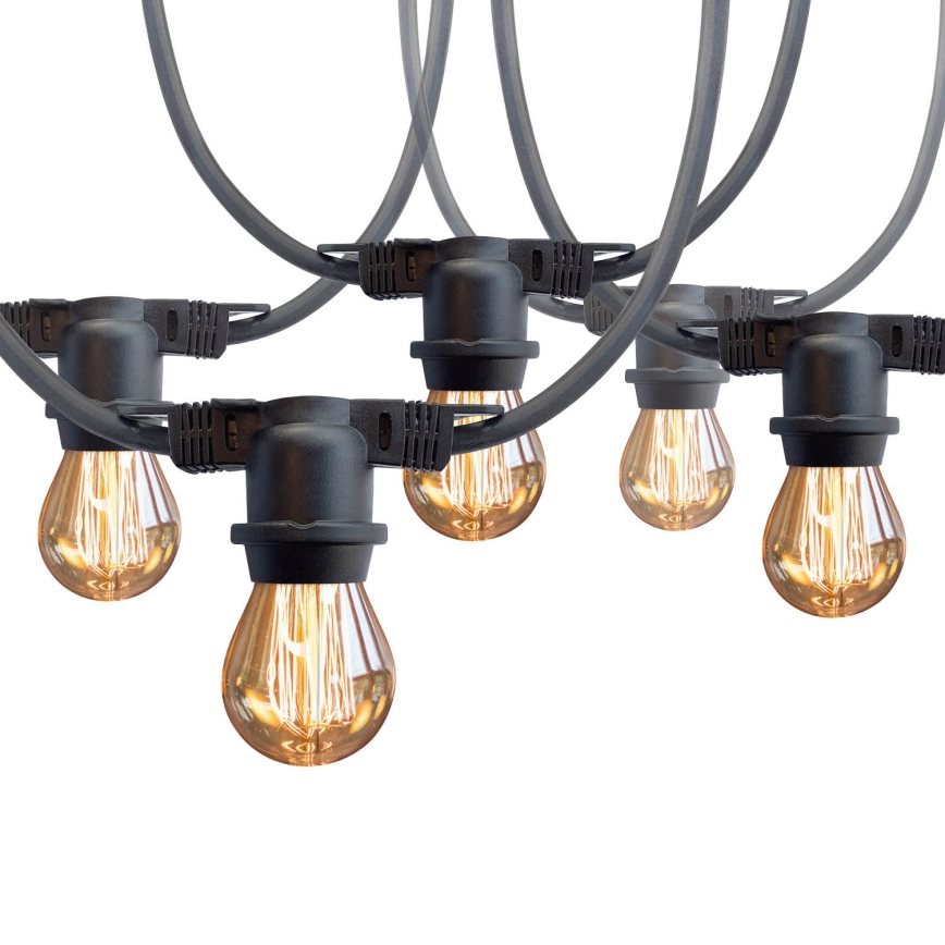 Vanišnja dekorativna girlanda MIMOSA 10xE27/1,3W/230V IP44 10 m