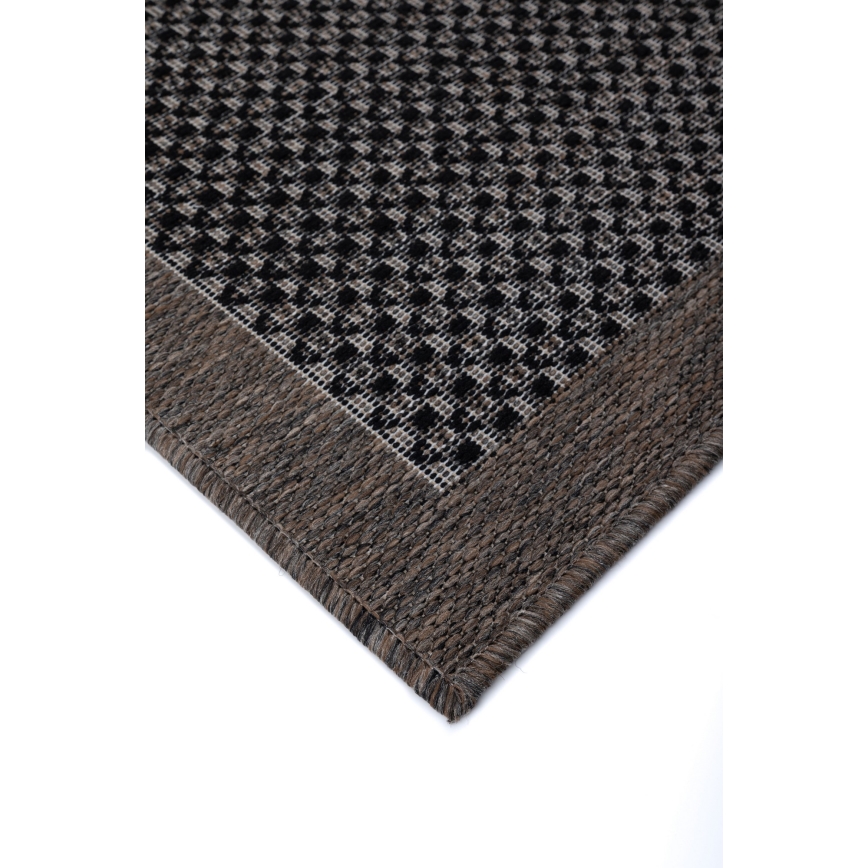 Vanišnji tepih EXPRESS NEW OUTDOOR 80x150 cm antracit/braon