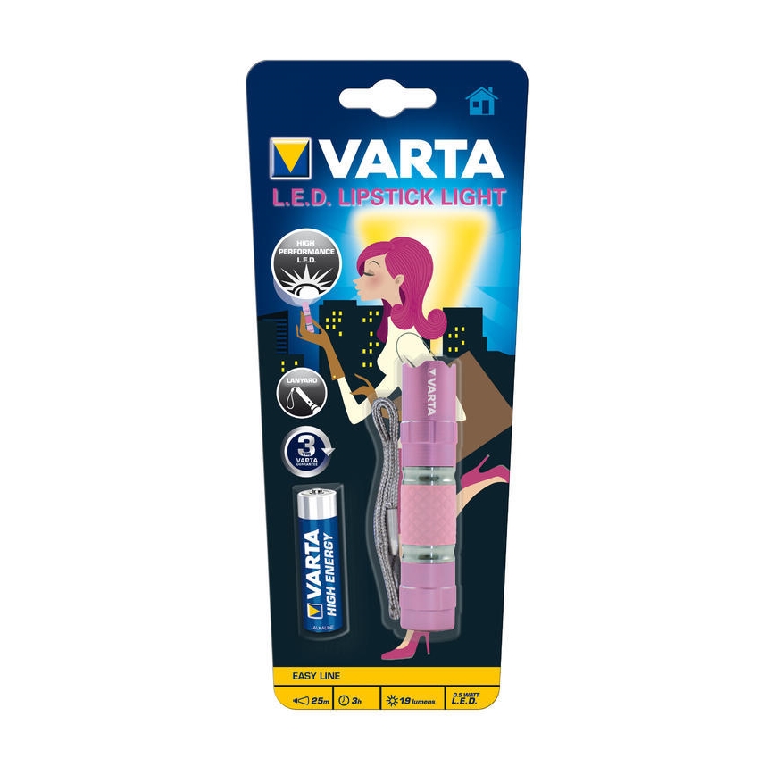 Varta 16617101421 - LED ručna lampa LIPSTICK LED/1xAA