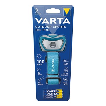 Varta 16650101421 - LED čelna lampa OUTDOOR SPORTS H10 Pro LED/3xAAA