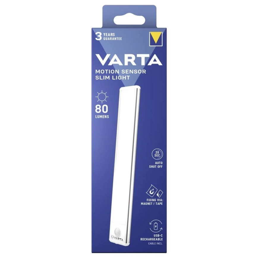 Varta 17624101111 - LED punjivo osvetljenje za nameštaj sa senzorom pokreta LED/5V 650 mAh