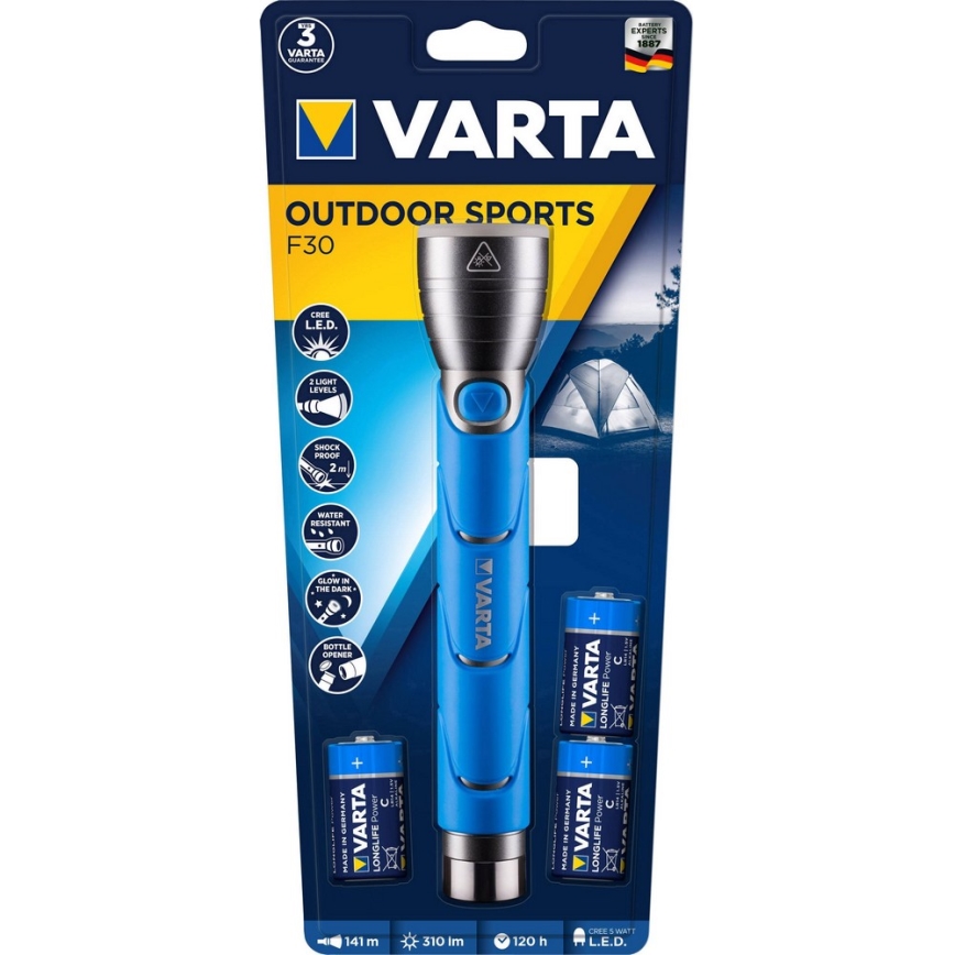 VARTA 18629 - LED baterijska lampa LED/5W/3xC