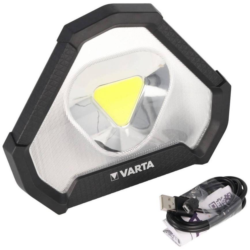 Varta 18647101401 - LED prenosna svetiljka WORK FLEX LED/12W/5V 5200mAh IP54
