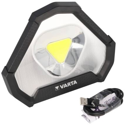 Varta 18647101401 - Prenosna LED baterijska svetiljka WORK FLEX LED/12W/5V 5200 mAh IP54