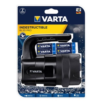 Varta 18751 - LED ručna lampa LED/6W/6xAA IP54